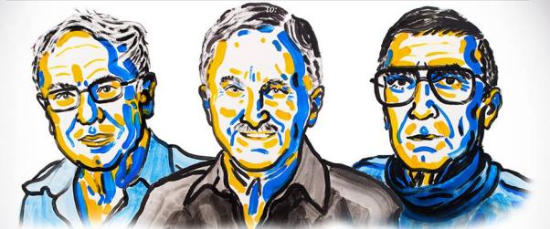 Tomas Lindahl, Paul Modrich ve Aziz Sancar kimya dalında 2015 Nobel ödülüne layık görüldüler.